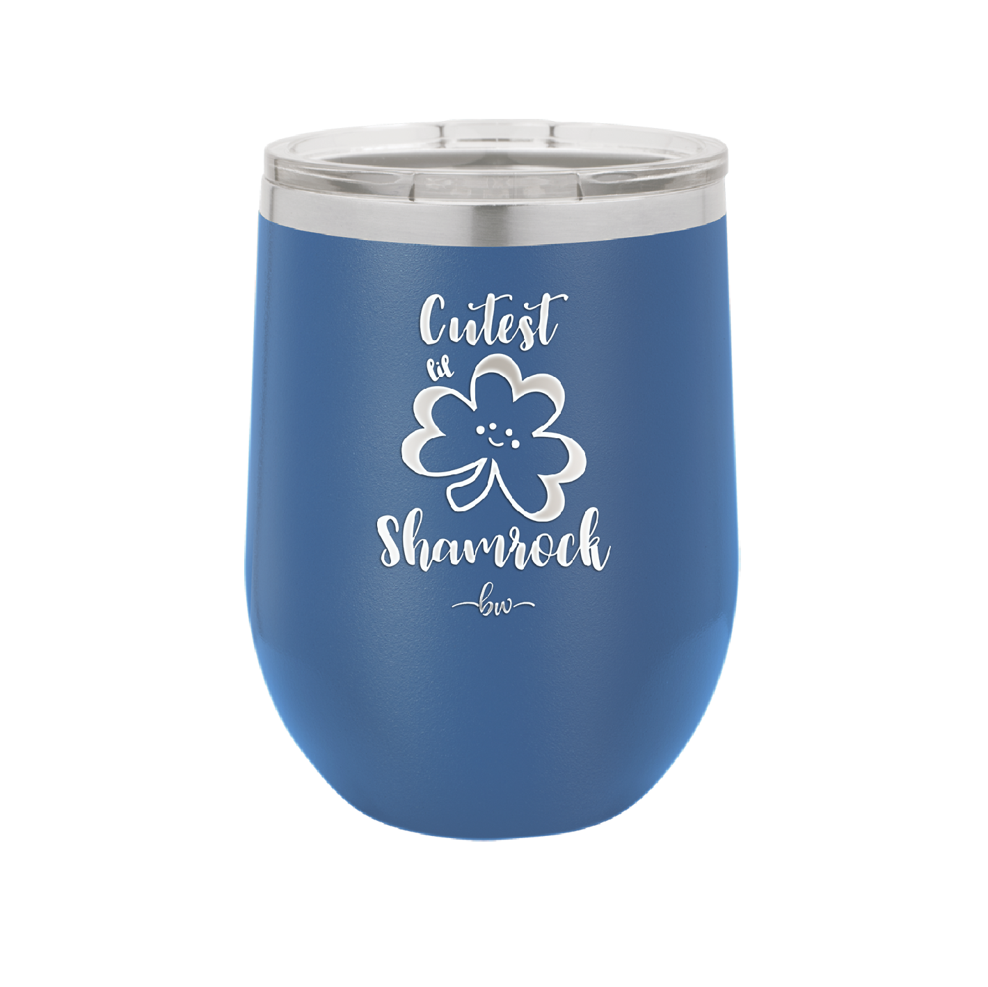 Cutest Lil Shamrock - Laser Engraved Stainless Steel Drinkware - 1796 -
