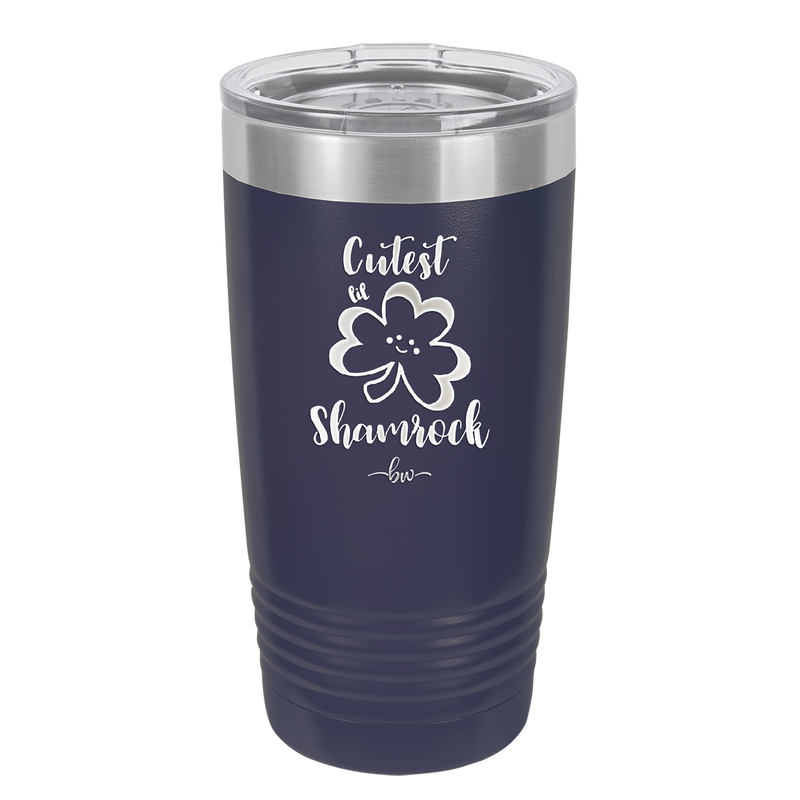 Cutest Lil Shamrock - Laser Engraved Stainless Steel Drinkware - 1796 -