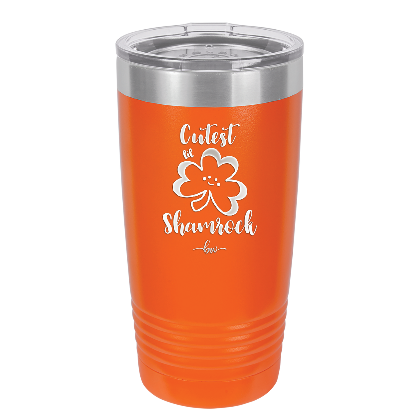 Cutest Lil Shamrock - Laser Engraved Stainless Steel Drinkware - 1796 -