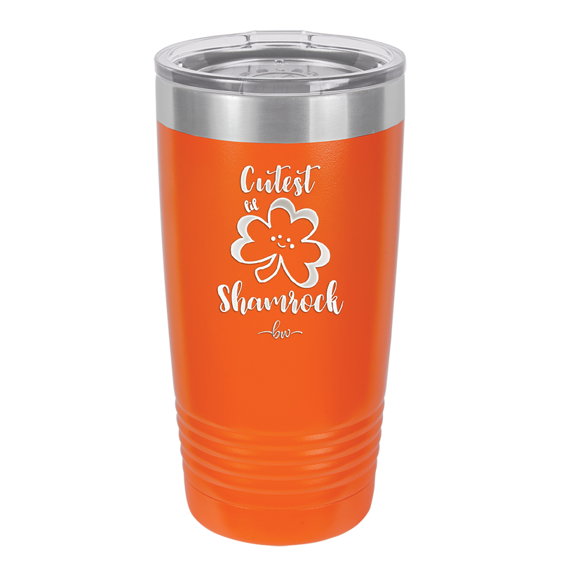 Cutest Lil Shamrock - Laser Engraved Stainless Steel Drinkware - 1796 -