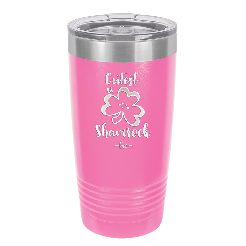Cutest Lil Shamrock - Laser Engraved Stainless Steel Drinkware - 1796 -
