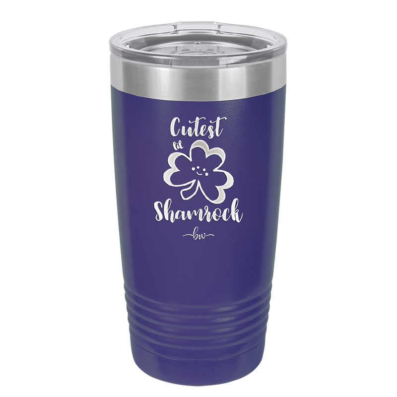 Cutest Lil Shamrock - Laser Engraved Stainless Steel Drinkware - 1796 -