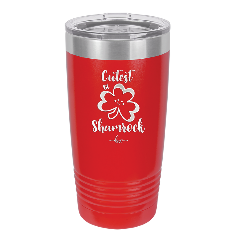 Cutest Lil Shamrock - Laser Engraved Stainless Steel Drinkware - 1796 -
