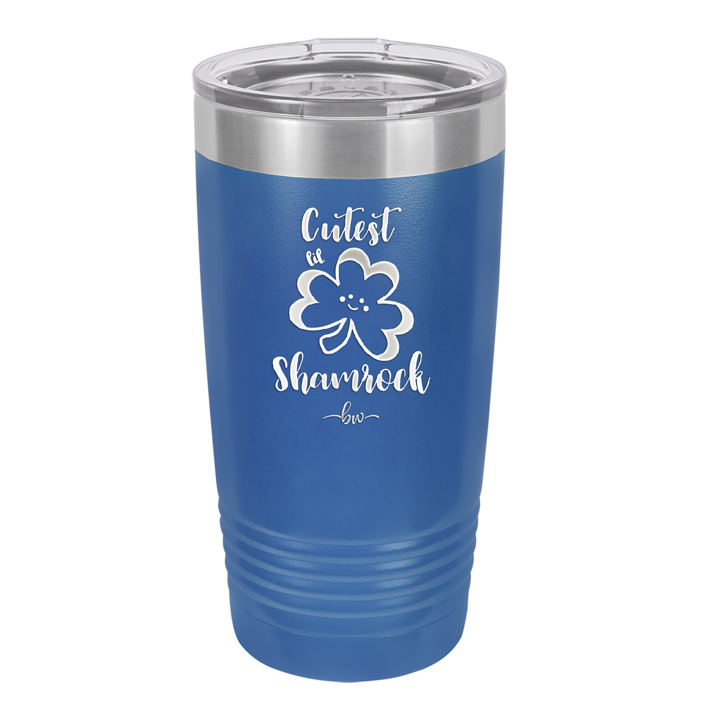 Cutest Lil Shamrock - Laser Engraved Stainless Steel Drinkware - 1796 -