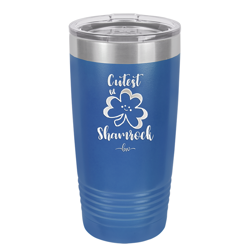 Cutest Lil Shamrock - Laser Engraved Stainless Steel Drinkware - 1796 -