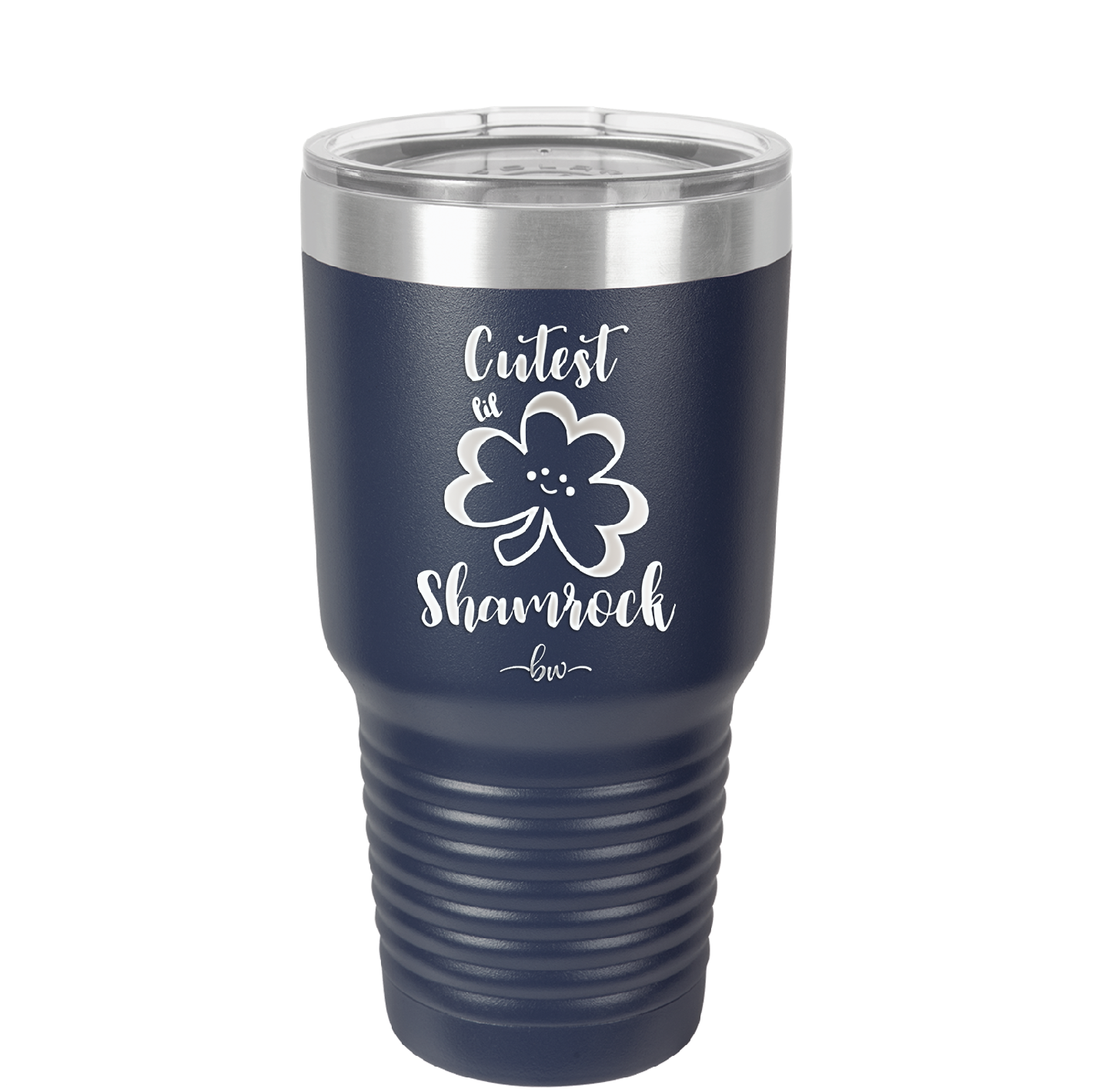 Cutest Lil Shamrock - Laser Engraved Stainless Steel Drinkware - 1796 -