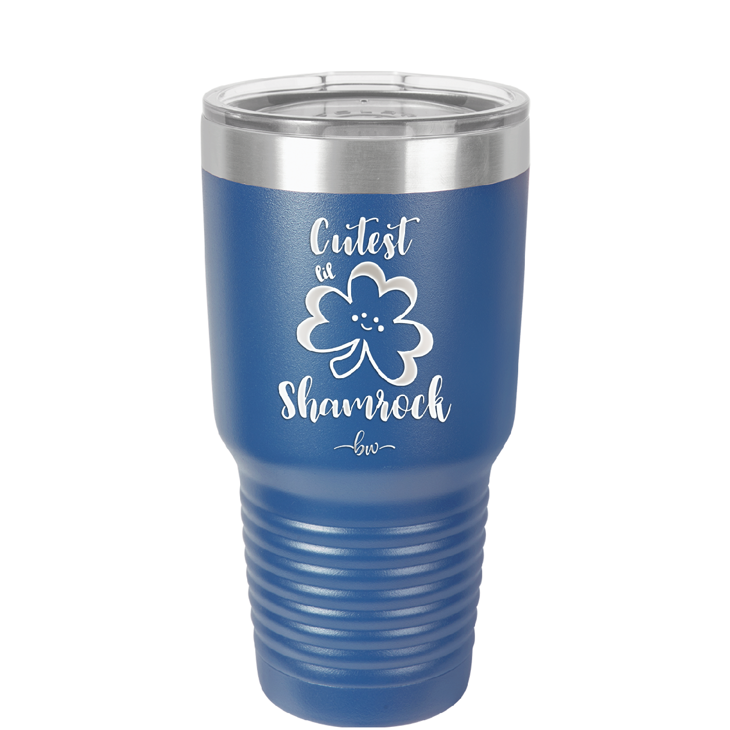 Cutest Lil Shamrock - Laser Engraved Stainless Steel Drinkware - 1796 -