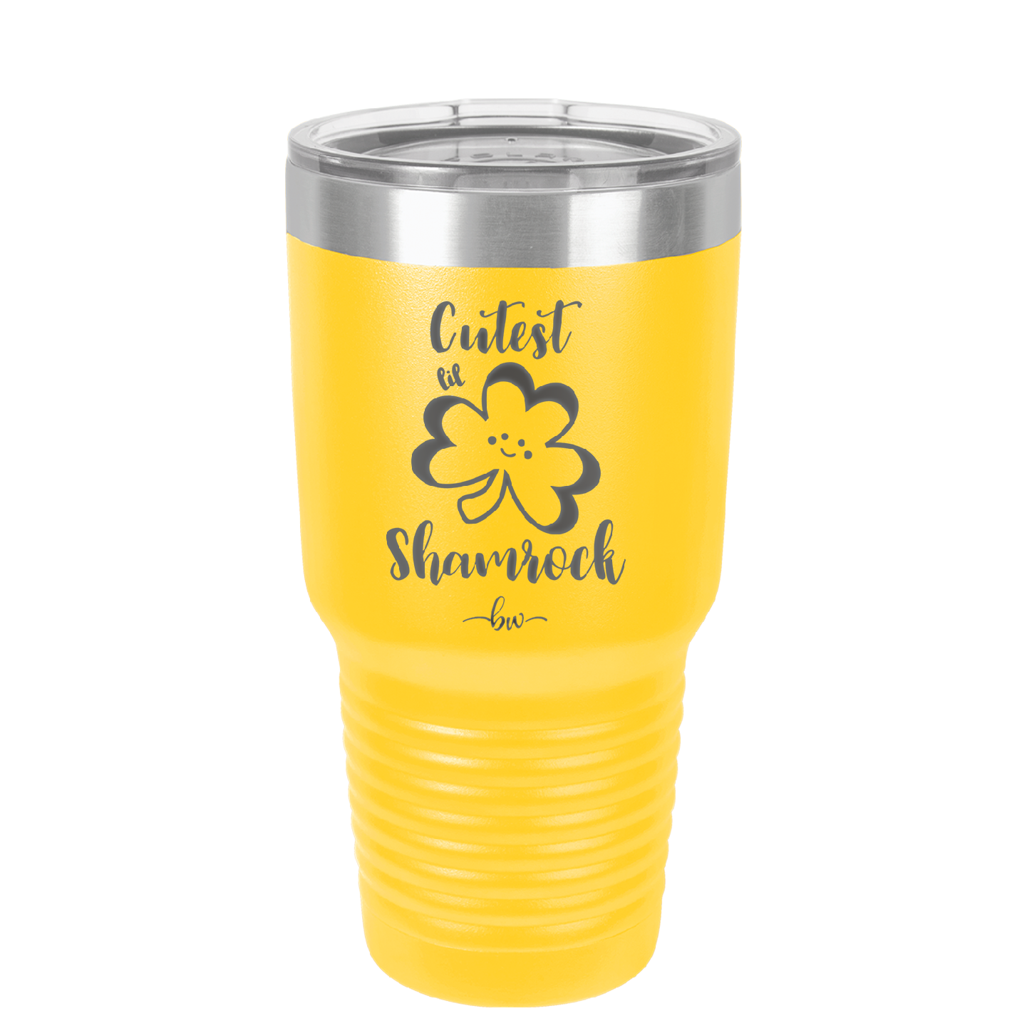 Cutest Lil Shamrock - Laser Engraved Stainless Steel Drinkware - 1796 -
