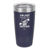 I'm Just Here For the Green Beer - Laser Engraved Stainless Steel Drinkware - 1800 -