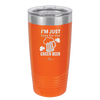 I'm Just Here For the Green Beer - Laser Engraved Stainless Steel Drinkware - 1800 -
