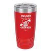 I'm Just Here For the Green Beer - Laser Engraved Stainless Steel Drinkware - 1800 -