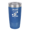 I'm Just Here For the Green Beer - Laser Engraved Stainless Steel Drinkware - 1800 -