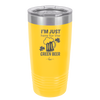 I'm Just Here For the Green Beer - Laser Engraved Stainless Steel Drinkware - 1800 -