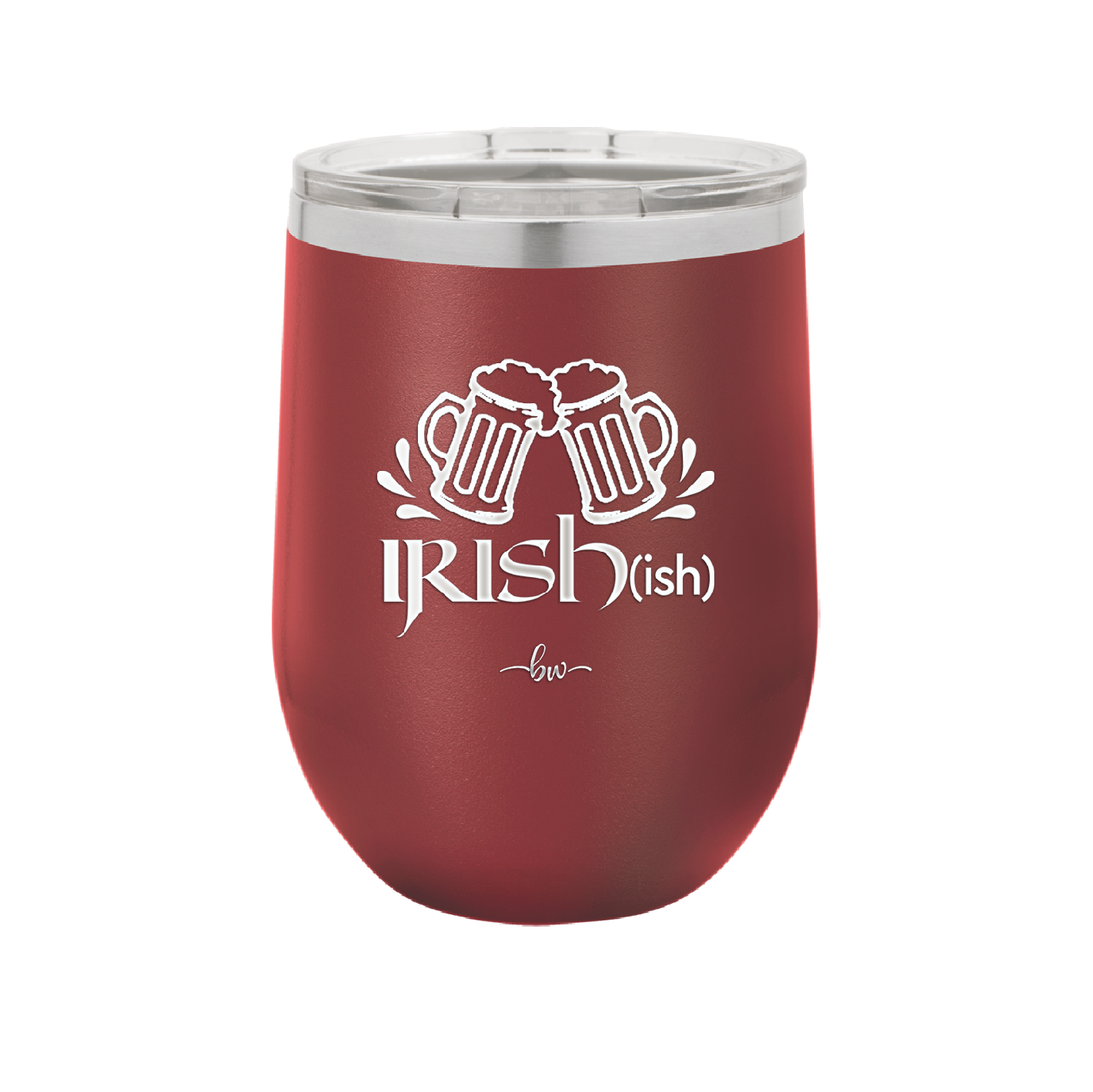 Irish ish - Laser Engraved Stainless Steel Drinkware - 1804 -