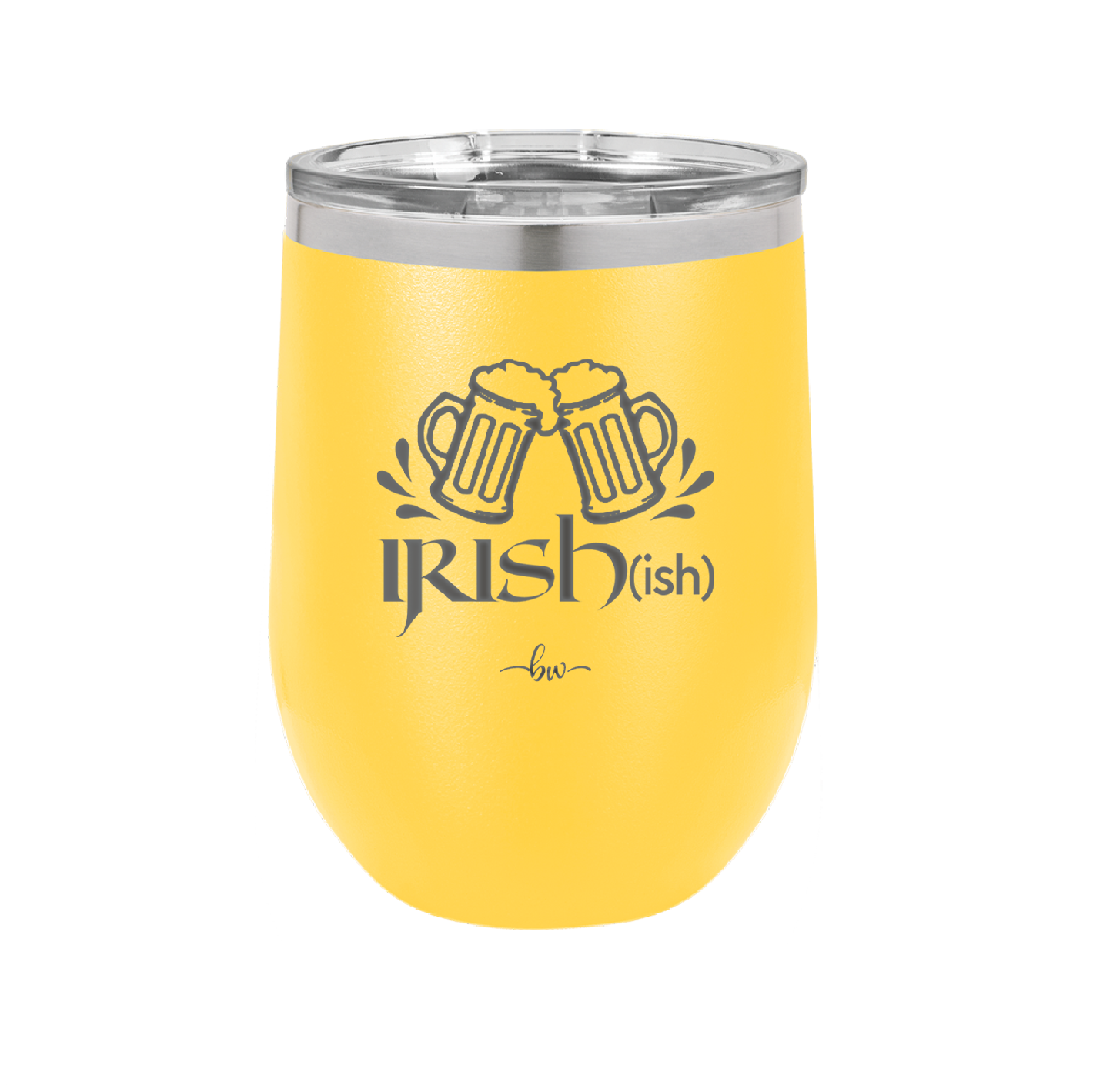 Irish ish - Laser Engraved Stainless Steel Drinkware - 1804 -