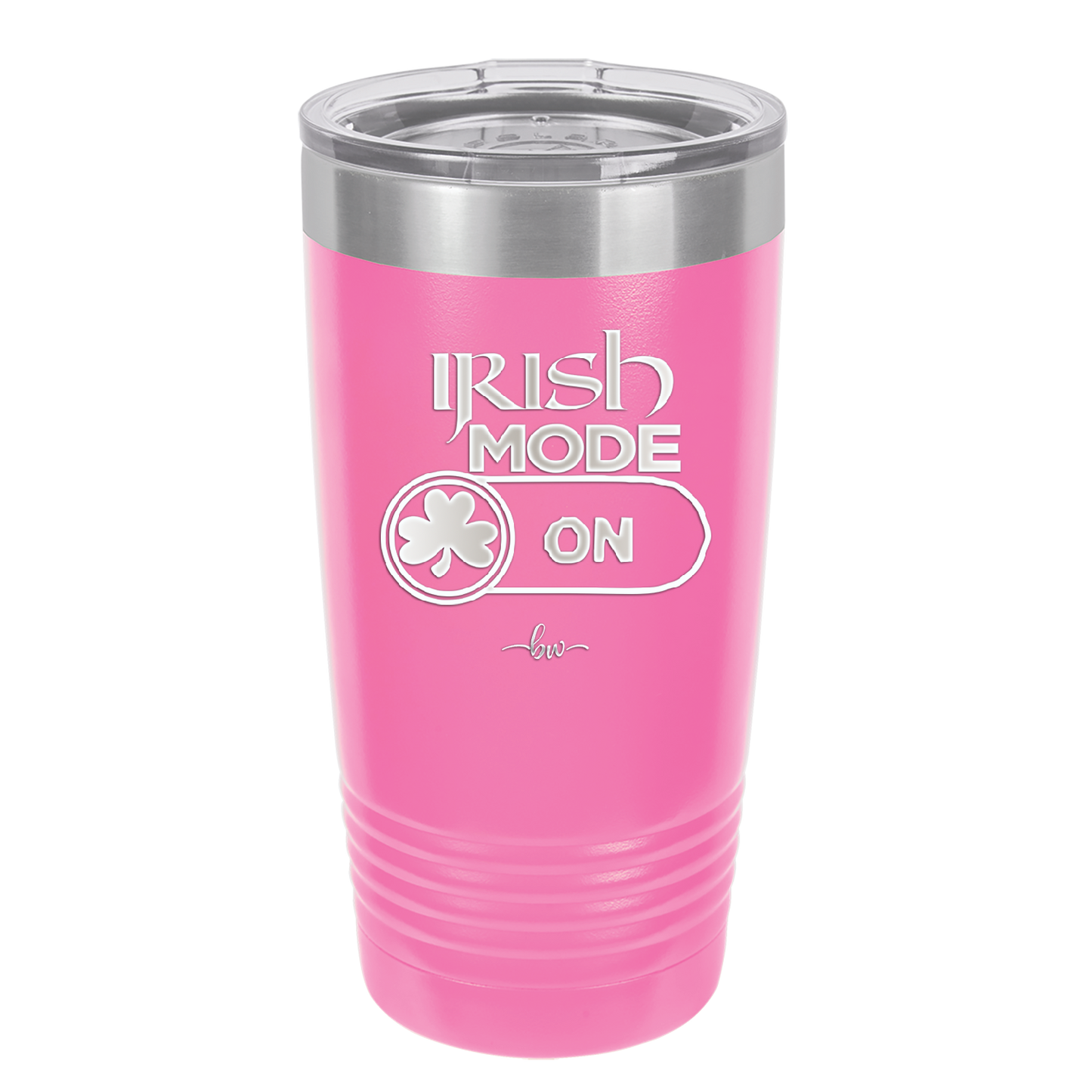 Irish Mode On - Laser Engraved Stainless Steel Drinkware - 1805 -