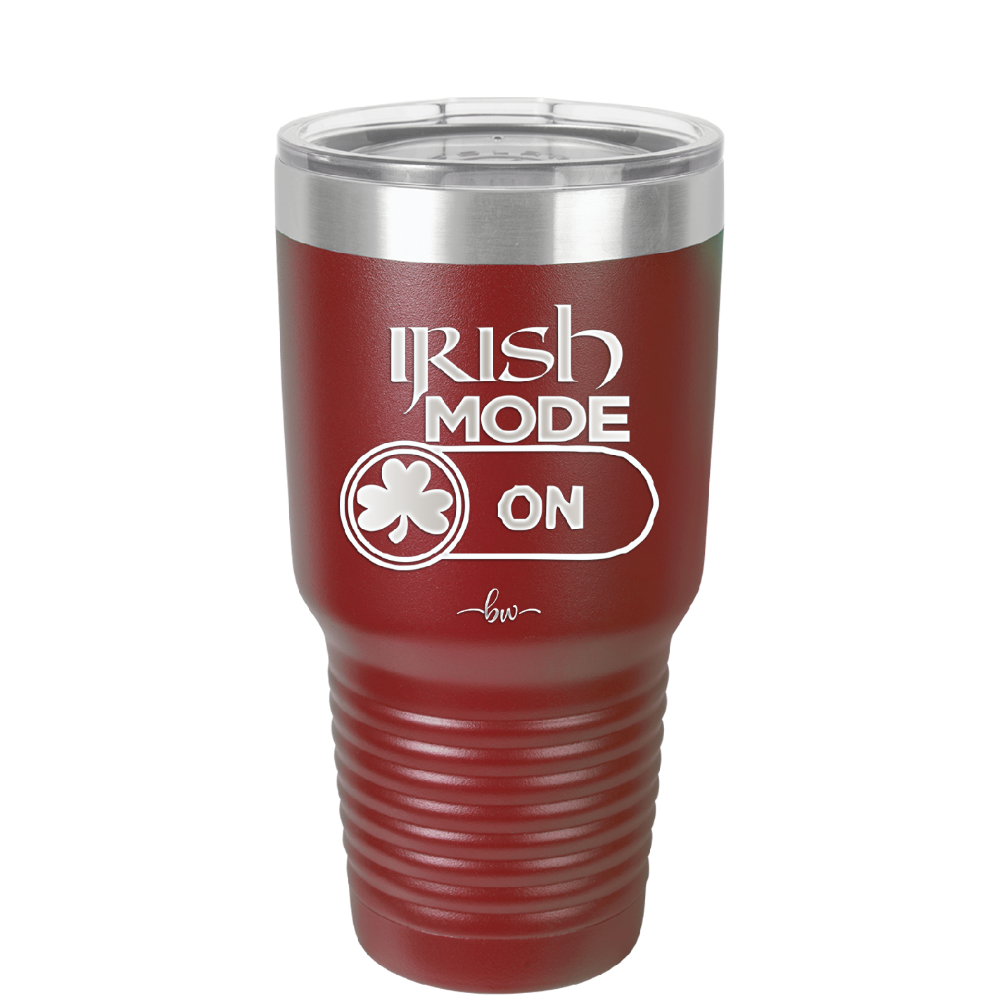 Irish Mode On - Laser Engraved Stainless Steel Drinkware - 1805 -