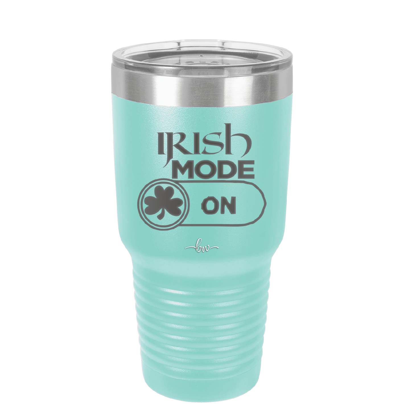 Irish Mode On - Laser Engraved Stainless Steel Drinkware - 1805 -