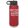 Irish Today Hungover Tomorrow - Laser Engraved Stainless Steel Drinkware - 1808 -