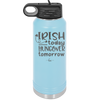 Irish Today Hungover Tomorrow - Laser Engraved Stainless Steel Drinkware - 1808 -