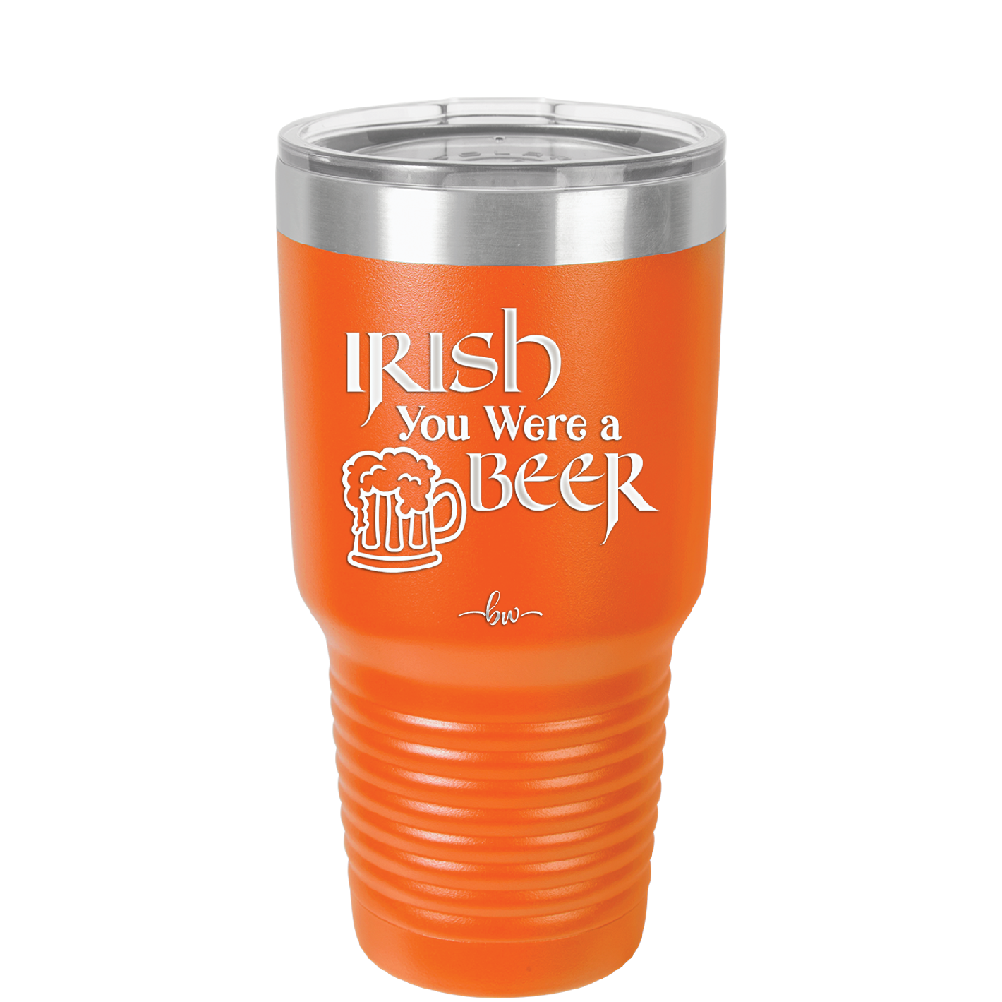 Irish You Were a Beer - Laser Engraved Stainless Steel Drinkware - 1809 -