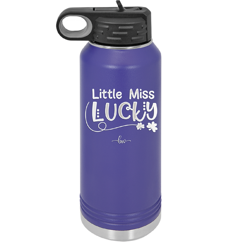 Little Miss Lucky - Laser Engraved Stainless Steel Drinkware - 1813 -