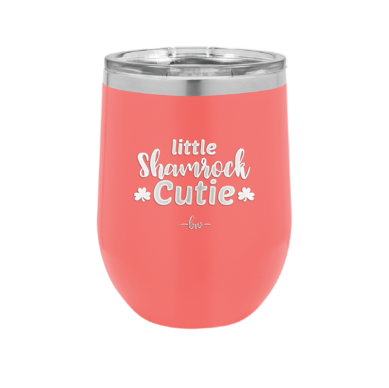 Little Shamrock Cutie - Laser Engraved Stainless Steel Drinkware - 1814 -