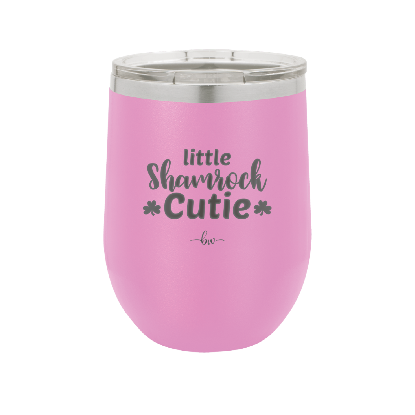 Little Shamrock Cutie - Laser Engraved Stainless Steel Drinkware - 1814 -