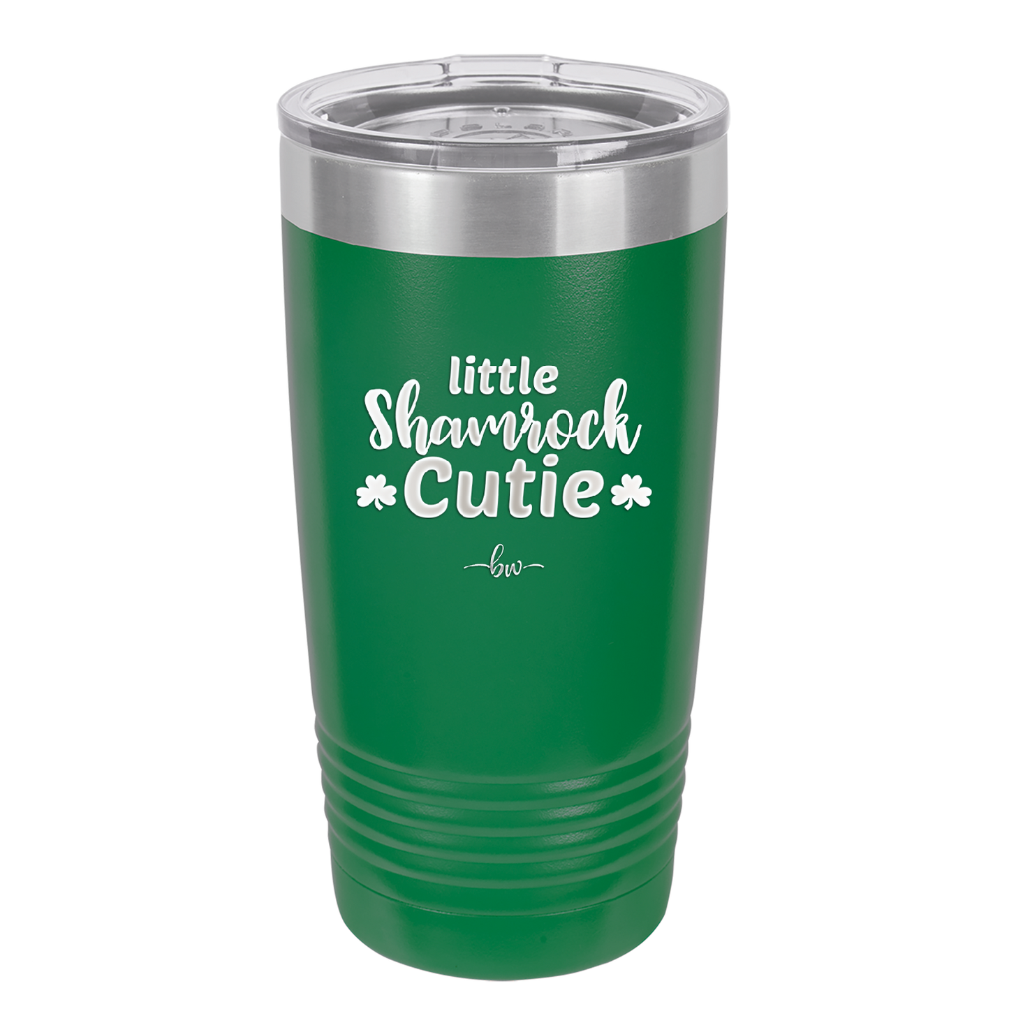 Little Shamrock Cutie - Laser Engraved Stainless Steel Drinkware - 1814 -