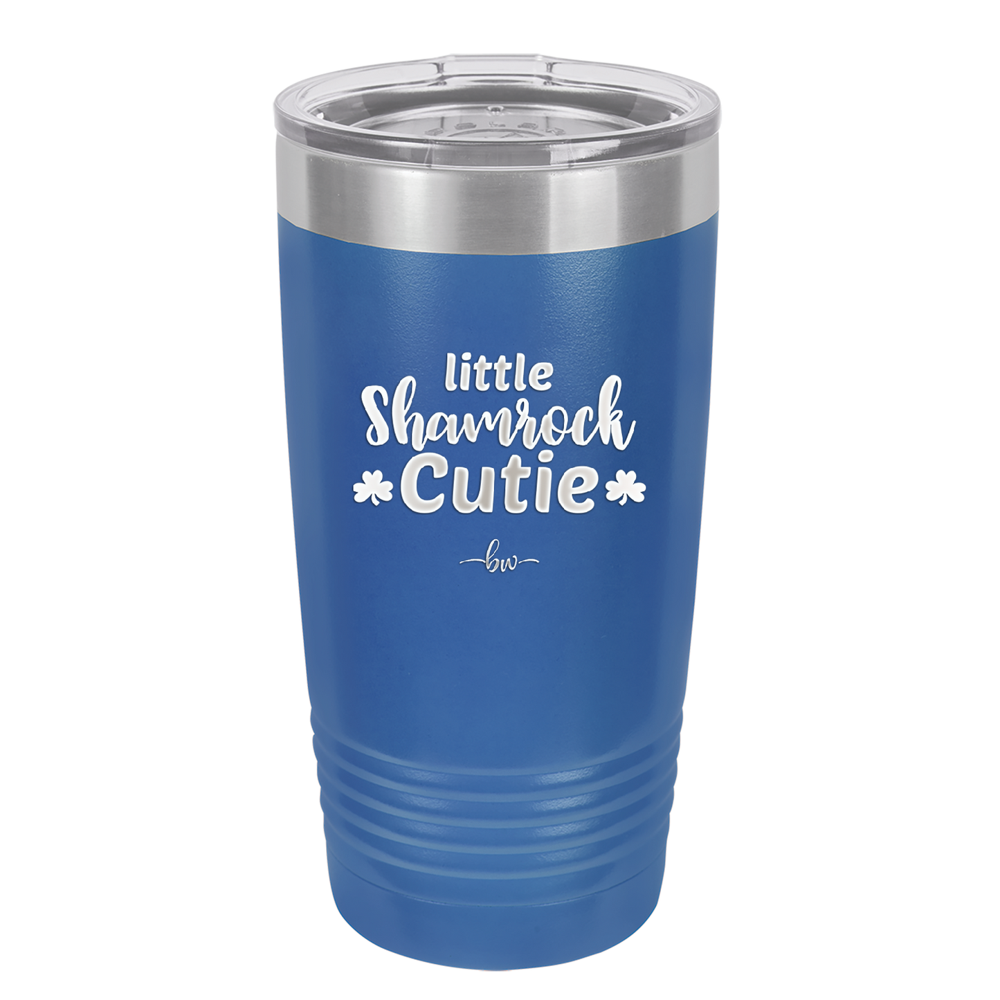 Little Shamrock Cutie - Laser Engraved Stainless Steel Drinkware - 1814 -