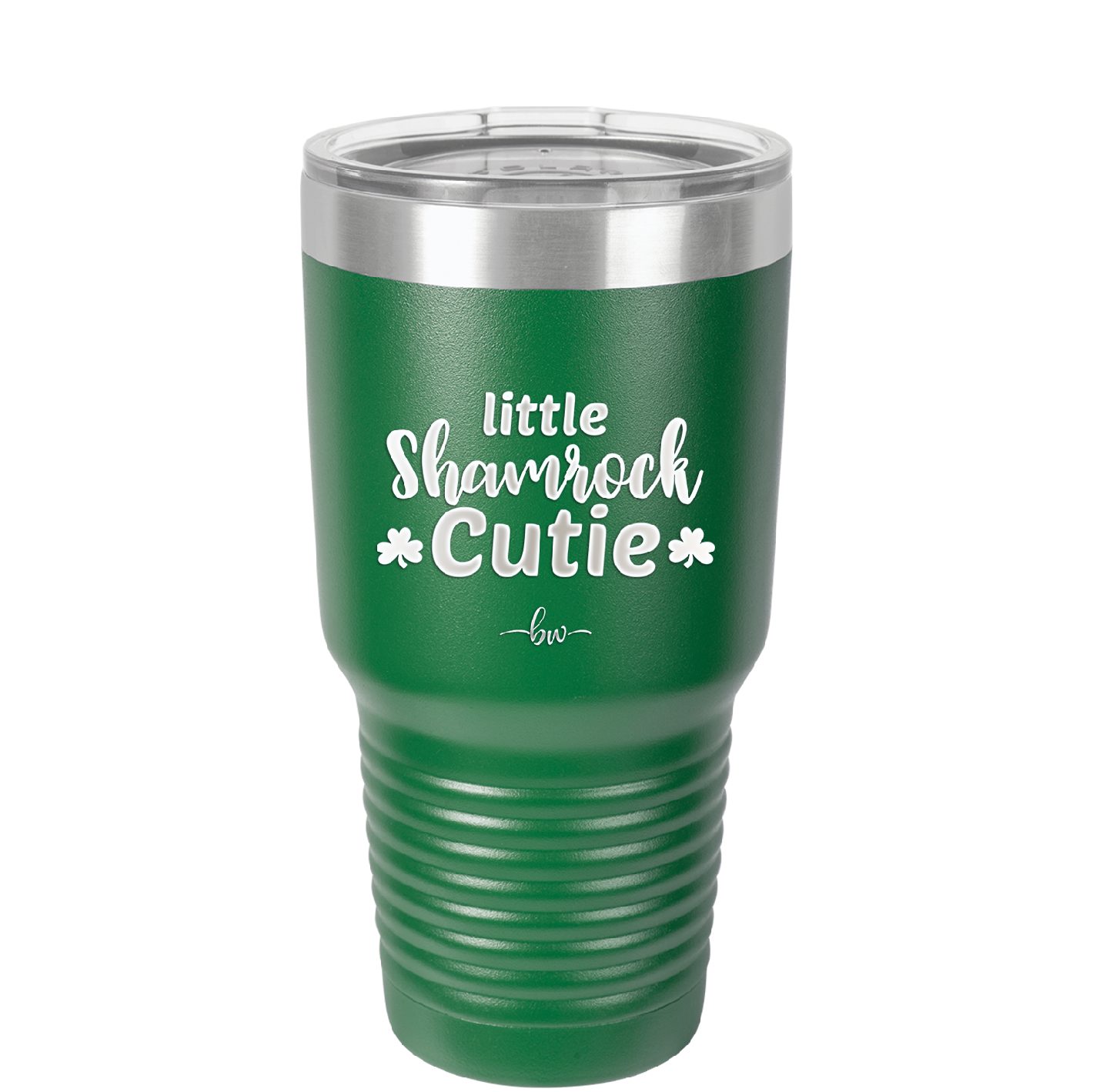 Little Shamrock Cutie - Laser Engraved Stainless Steel Drinkware - 1814 -