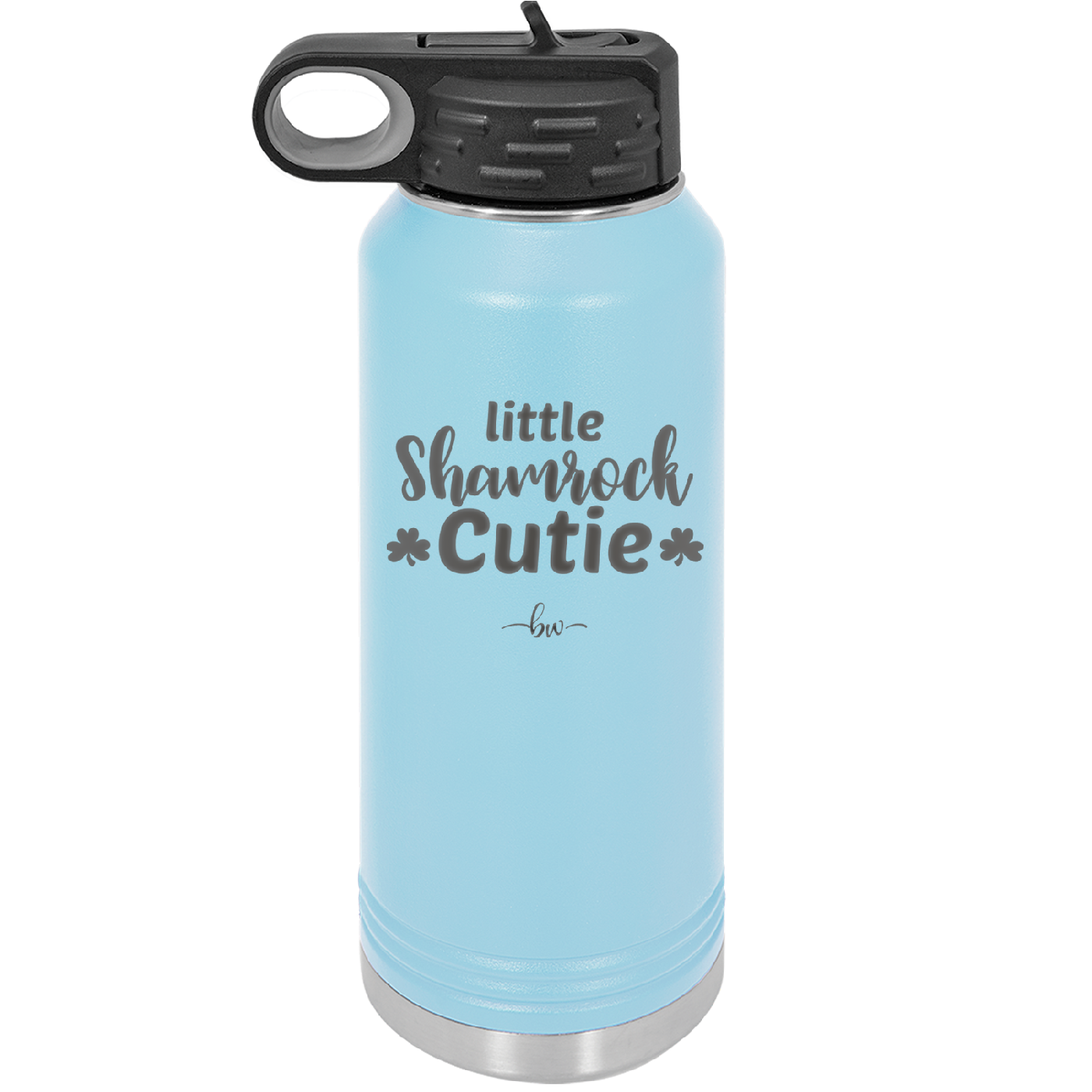 Little Shamrock Cutie - Laser Engraved Stainless Steel Drinkware - 1814 -