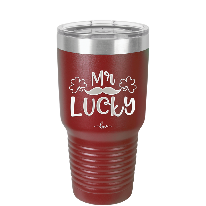Mr Lucky - Laser Engraved Stainless Steel Drinkware - 1815 -