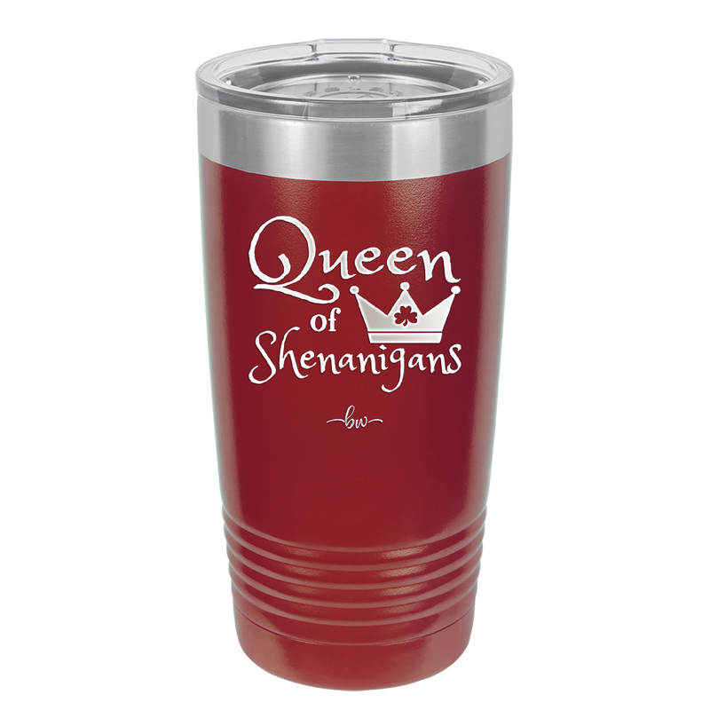 Queen of Shenanigans - Laser Engraved Stainless Steel Drinkware - 1817 -