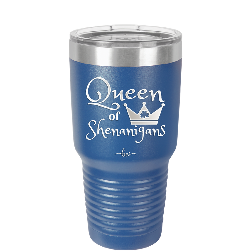 Queen of Shenanigans - Laser Engraved Stainless Steel Drinkware - 1817 -