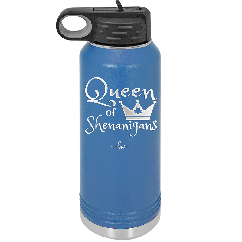 Queen of Shenanigans - Laser Engraved Stainless Steel Drinkware - 1817 -