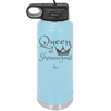 Queen of Shenanigans - Laser Engraved Stainless Steel Drinkware - 1817 -