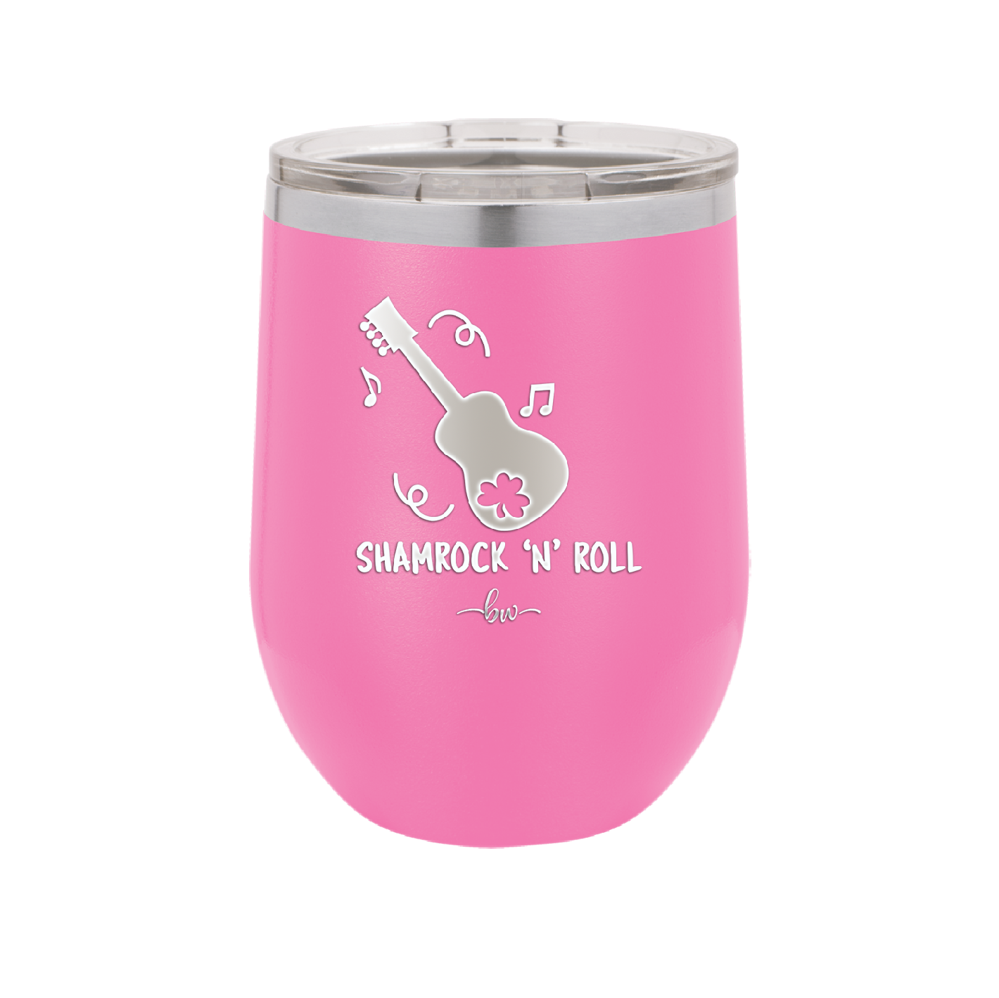 Shamrock N Roll - Laser Engraved Stainless Steel Drinkware - 1819 -
