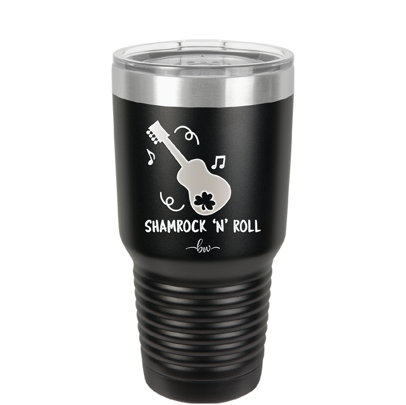 Shamrock N Roll - Laser Engraved Stainless Steel Drinkware - 1819 -