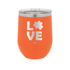 LOVE with Shamrock - Laser Engraved Stainless Steel Drinkware - 1825 -
