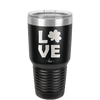 LOVE with Shamrock - Laser Engraved Stainless Steel Drinkware - 1825 -