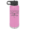 I'm Not Irish But Kiss Me Anyway - Laser Engraved Stainless Steel Drinkware - 1826 -