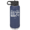 Roses are Red Blah Blah Blah Wine - Laser Engraved Stainless Steel Drinkware - 1831 -