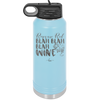 Roses are Red Blah Blah Blah Wine - Laser Engraved Stainless Steel Drinkware - 1831 -