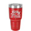 I'm So Lucky People Can't Hear What I'm Thinking - Laser Engraved Stainless Steel Drinkware - 1835 -