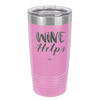 Wine Helps - Laser Engraved Stainless Steel Drinkware - 1847 -