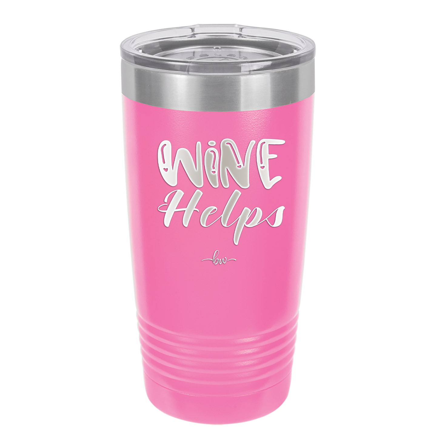 Wine Helps - Laser Engraved Stainless Steel Drinkware - 1847 -