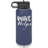 Wine Helps - Laser Engraved Stainless Steel Drinkware - 1847 -