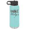 Wine Helps - Laser Engraved Stainless Steel Drinkware - 1847 -
