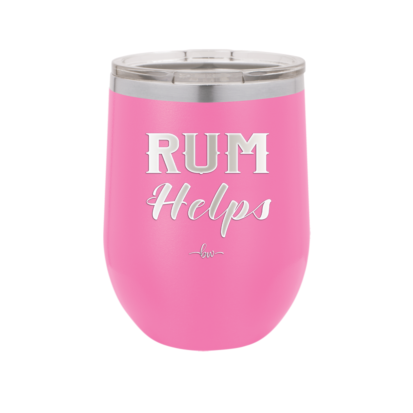 Rum Helps - Laser Engraved Stainless Steel Drinkware - 1848 -